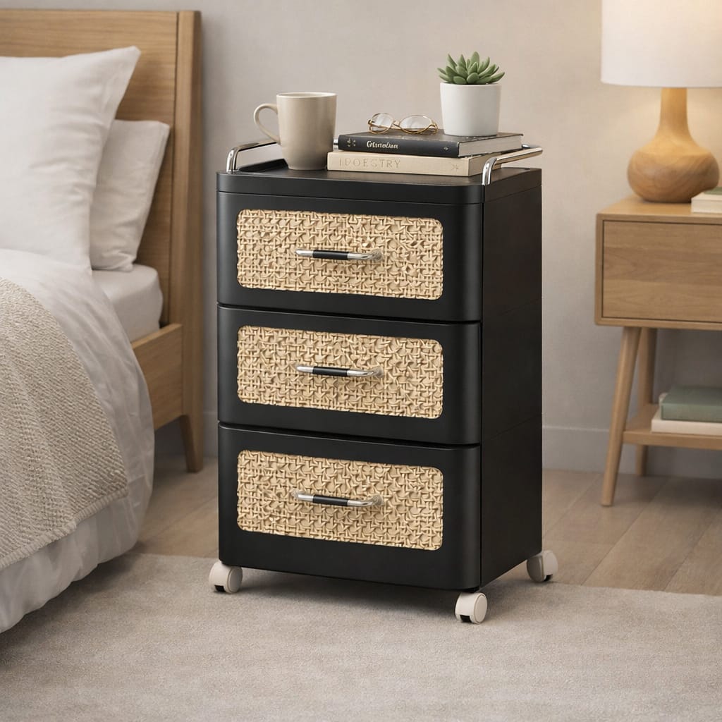 cómoda organizadora con cajones moderna peluqueria