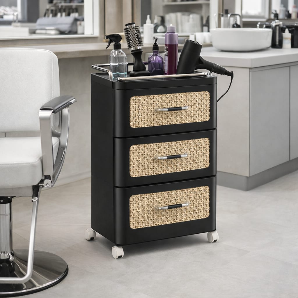 cómoda organizadora con cajones moderna