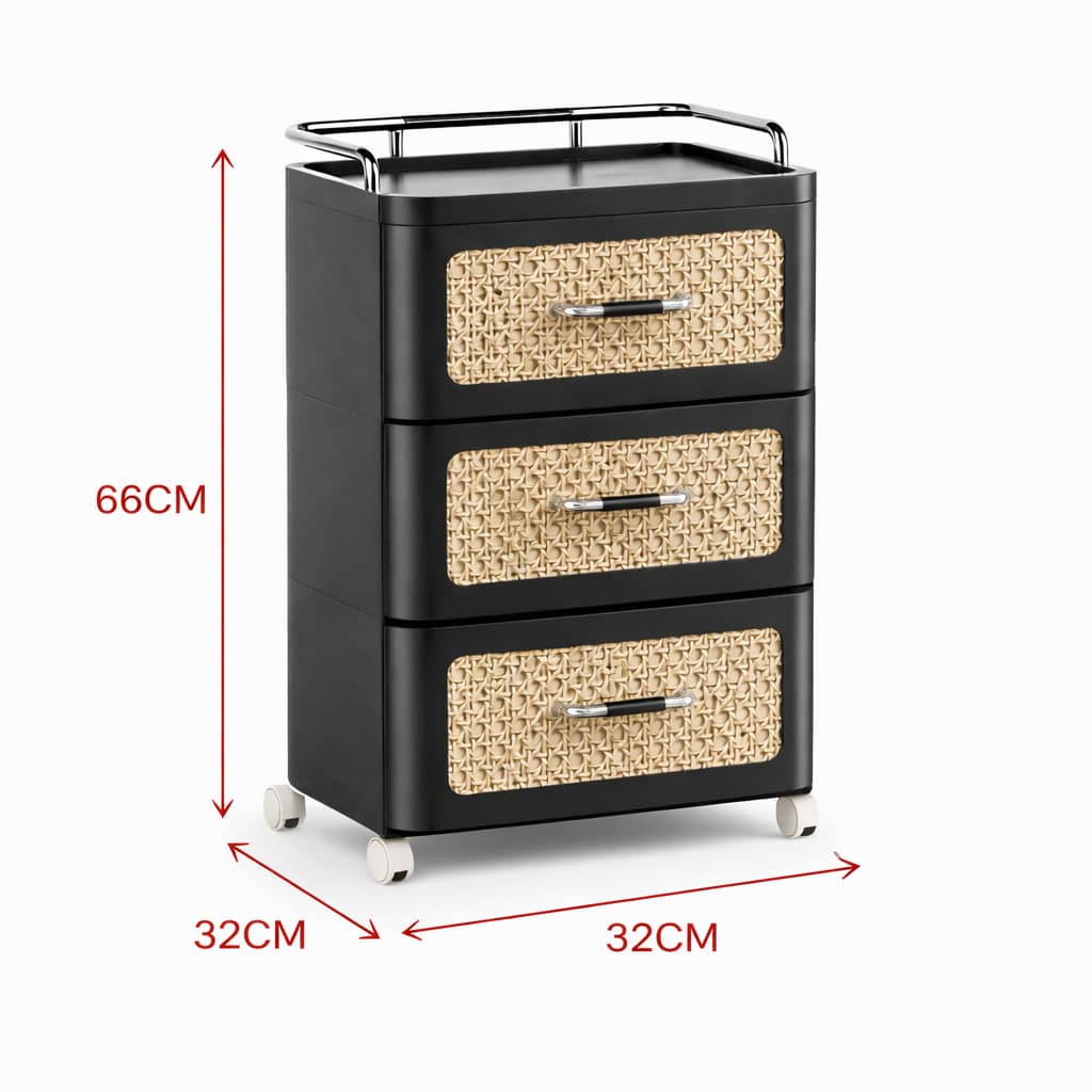 cómoda organizadora con cajones moderna peluqueria