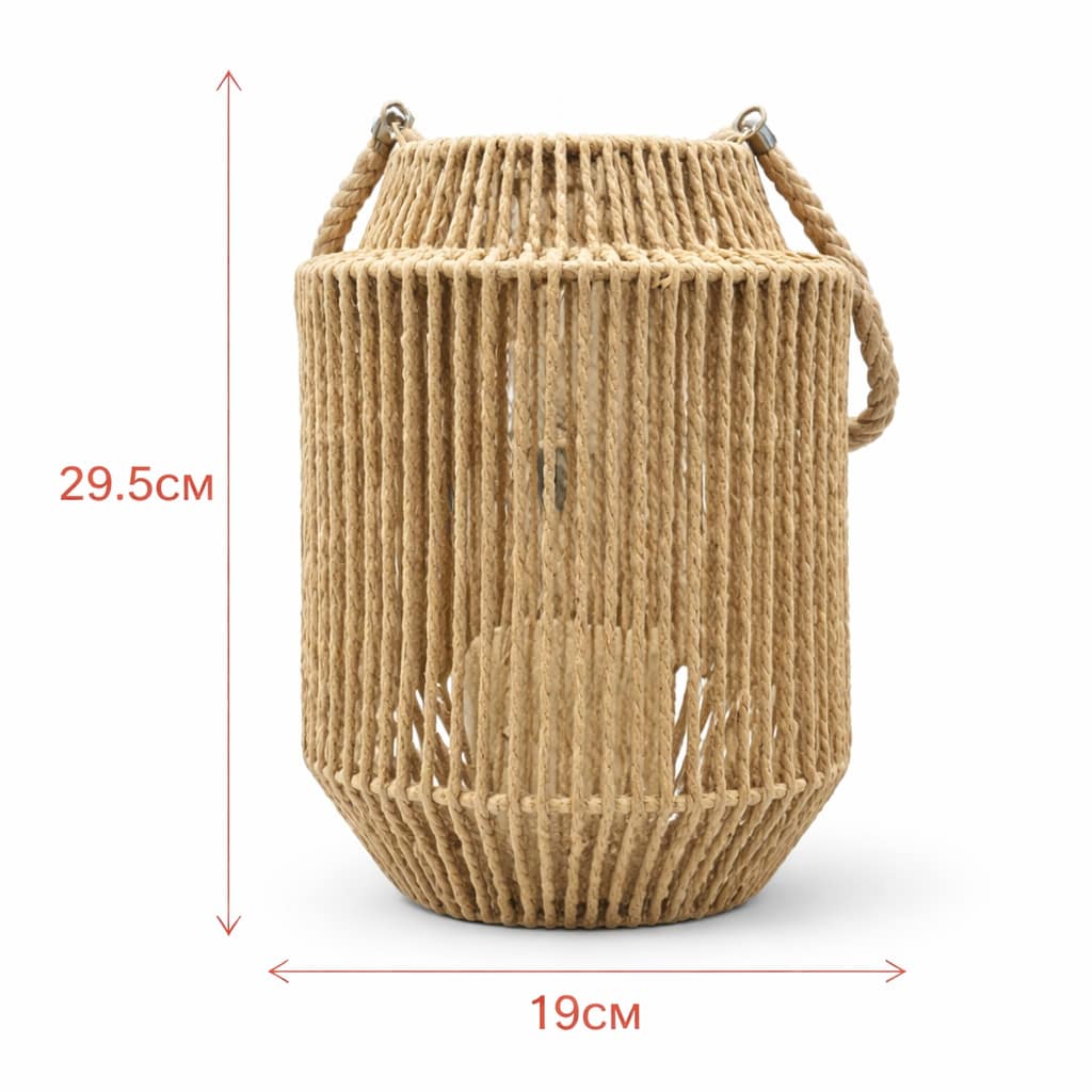 lampara colgante boho decorativa a pilas