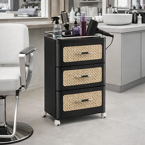 cómoda organizadora con cajones moderna